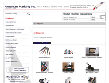 Tablet Screenshot of markingdevices.americanmarking.com