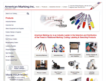 Tablet Screenshot of americanmarking.com